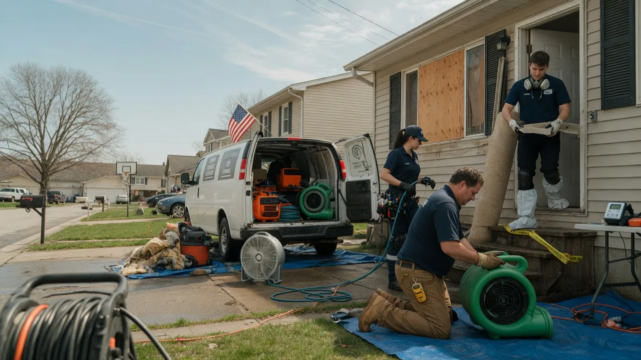 Water Damage Restoration in North Liberty, IN near me